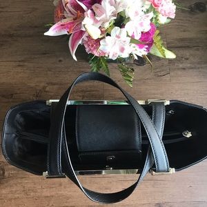 Michael Kors Black medium purse w/silver hardware